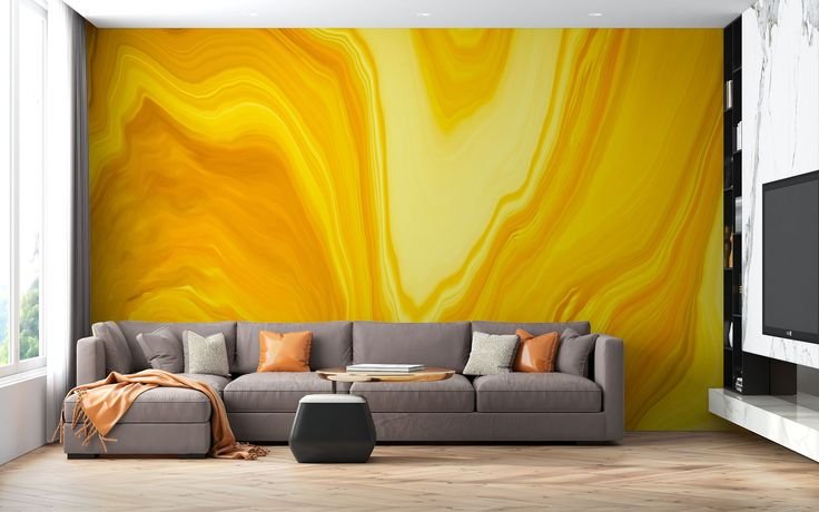 Yellow marble